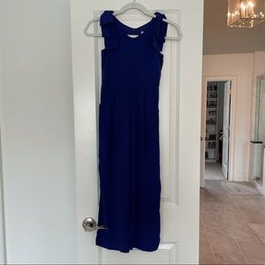GB Girls Royal Blue Jumpsuit Size 7
